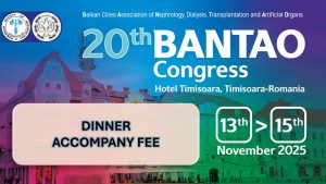 REGISTRATION FEES BANTAO CONGRESS - DINNER ACCOMPANY FEE