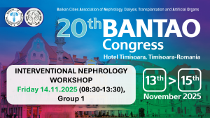 INTERVENTIONAL NEPHROLOGY WORKSHOP Friday 14.11.2025 (08:30-13:30), Group 1